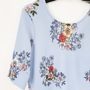 SOLD Ophelia Roe Floral Dress